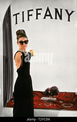 AUDREY HEPBURN, Breakfast at Tiffany's, 1961 Banque D'Images