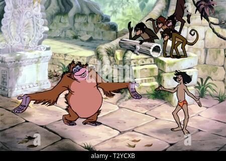 Le Roi Singe, LOUI, MOWGLI LE LIVRE DE LA JUNGLE, 1967 Banque D'Images