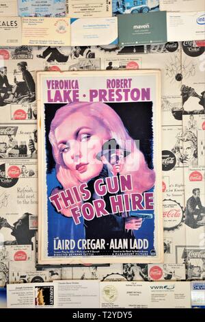 1942 film affiche pour cette arme pour voitures avec Veronica Lake, Alan Ladd, Robert Preston à Los Angeles en Californie Banque D'Images