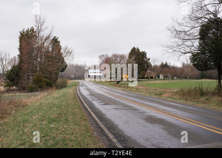 Le country store en vedette dans Dorothea Lange's iconic photo Country Store sur un chemin de terre (aka Vieil Or) tient toujours à Gordonton, Caroline du Nord. Banque D'Images