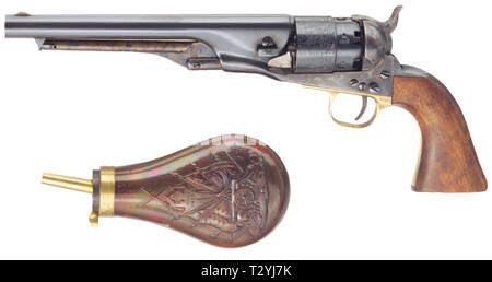 Les armes légères, revolver Colt, modèle 1860 de l'armée, calibre .44, Additional-Rights Clearance-Info-Not-Available- Banque D'Images