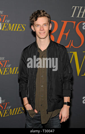 NEW YORK, NY - 04 avril : Kendall Ryan Sanders assiste à "Les meilleurs ennemis" de New York Premiere dans l'AMC Loews Lincoln Square sur Avril 04, 2019 à New Yor Banque D'Images