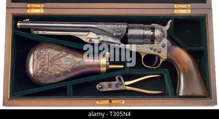 Les armes légères, revolver Colt, modèle 1860 de l'armée, calibre .44, Additional-Rights Clearance-Info-Not-Available- Banque D'Images