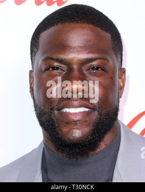 Las Vegas, Nevada, USA . Le 04 Avr, 2019. L'acteur Kevin Hart arrive au CinemaCon Big Screen Achievement Awards 2019 tenue à Omnia Discothèque au Caesars Palace, le CinemaCon pendant site officiel de la convention de l'Association nationale des propriétaires de théâtre le 4 avril 2019 à Las Vegas, Nevada, United States. (Photo par Xavier Collin/Image Crédit : Agence de Presse) L'agence de presse Image/Alamy Live News Banque D'Images