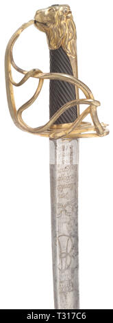 Armes, épées, backsword, sabre, 18e siècle, Additional-Rights Clearance-Info-Not-Available- Banque D'Images
