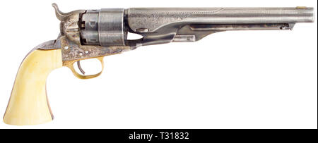 Les armes légères, revolver Colt, modèle 1860 de l'armée, calibre .44, Additional-Rights Clearance-Info-Not-Available- Banque D'Images