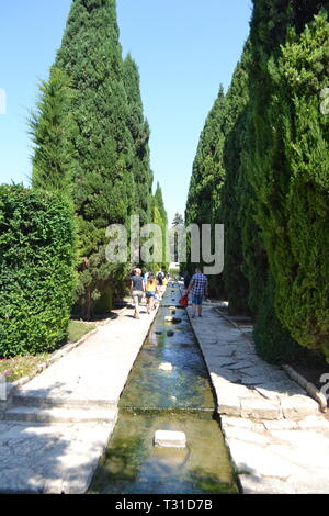 Palais d'été de la reine Marie & Botanical Gardens, Balchik, Bulgarie achevée en 1926 par le roi Ferdinand de Roumanie pour son épouse anglaise Reine Marie Banque D'Images