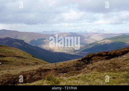 Glen Finglas Estate un superbe emplacement de marche en Ecosse Banque D'Images