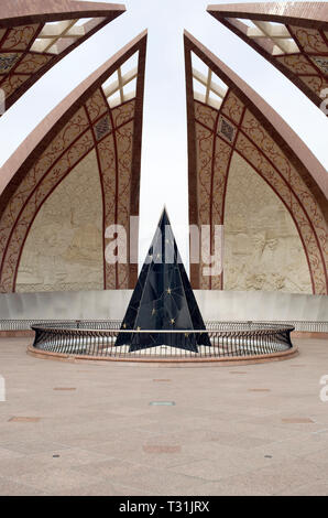 Monument du Pakistan à Islamabad au Pakistan Banque D'Images