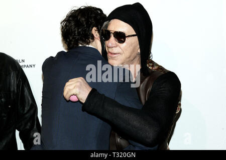 New York, USA. 19 avr, 2015. Mickey Rourke au Tribeca Film Festival 2015 - Première mondiale : 'Narrative Ashby' au théâtre SVA 1 le 19 avril 2015, à New York, NY . Crédit : Steve Mack/S.D. Mack Photos/Alamy Banque D'Images