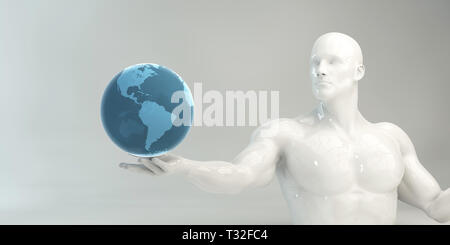 Solutions logicielles d'entreprise pour la couverture mondiale de la gestion de projet Banque D'Images