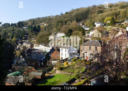 Matlock Bath Ville de Peak District,UK. Banque D'Images