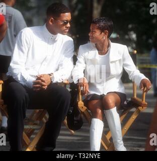 Will Smith et Jada Pinkett 1996 Photo de John Barrett/PHOTOlink Banque D'Images