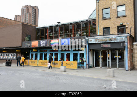 Le Young Vic Theatre, la CUT, London, SE1, UK Banque D'Images