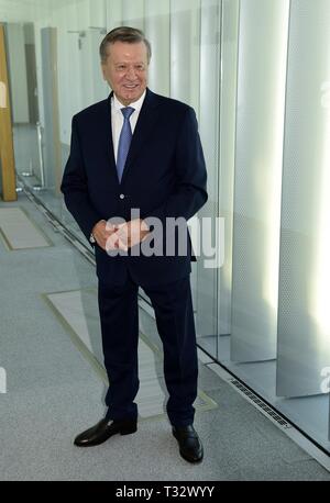 Le président de Gazprom, Viktor Zubkov à Milan. La société est le principal fournisseur du pétrole en Russie comprend : Viktor Zubkov Où : Milan, Italie Quand : 05 mars 2019 Credit : IPA/WENN.com **Uniquement disponible pour publication au Royaume-Uni, USA, Allemagne, Autriche, Suisse** Banque D'Images