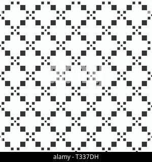Résumé motif transparent géométrique de carrés. Formes losanges pixélisé. Modèle très tendance pour les tissus, papiers peints, papier d'emballage, cartes et web. Illustration de Vecteur