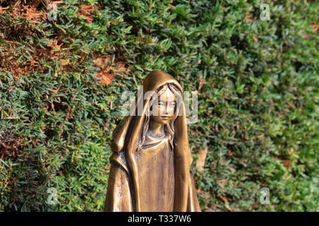 Image Vierge Marie Mère de Jésus à l'horizontale et close up Banque D'Images