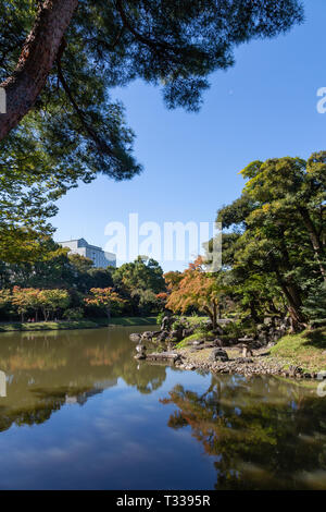 Jardin Koishikawa Korakuen, Tokyo, Japon Banque D'Images