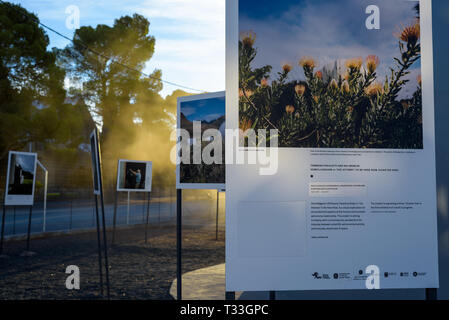 La Sutherland planétarium numérique dans le Nord de l'Afrique du Sud Le Cap. Les services de la ville le Grand Télescope d'Afrique du Sud Banque D'Images