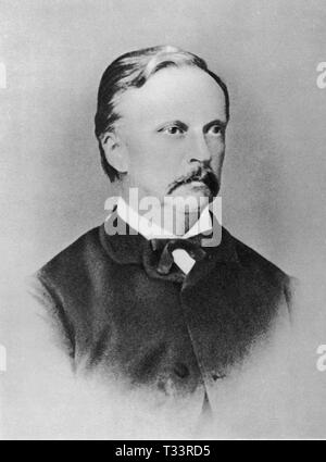 HERMANN von Helmholtz (1821-1894) - CIENTIFICO ALEMAN - INVENTEUR DE OFTALMOSCOPIO EN 1851. Banque D'Images