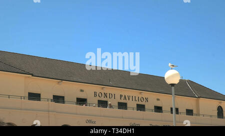 SYDNEY, AUSTRALIE - 31 janvier 2016 : vue oblique du pavillon à Bondi Beach à Sydney Banque D'Images