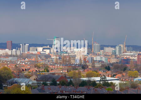 Leeds City Skyline en 2019 Banque D'Images