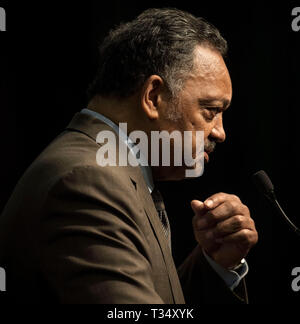 New York, New York, USA. Le 05 Avr, 2019. Le révérend Jesse Jackson prend la parole à l'Action Nationale 2019 Convention de réseau. Crédit : Brian Cahn/ZUMA/Alamy Fil Live News Banque D'Images
