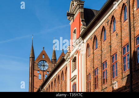 L'hôtel de ville, Stralsund, Allemagne Banque D'Images