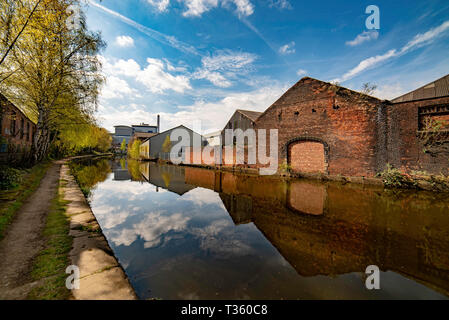 Le Sheffield, South Yorkshire Navigation Banque D'Images