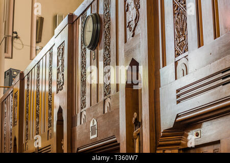 Intérieur de l'Église catholique romaine Saint Venceslas Banque D'Images