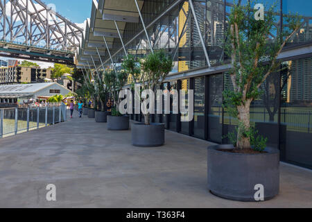 Des scènes de Howard Smith Quais Brisbane Queensland Australie Banque D'Images