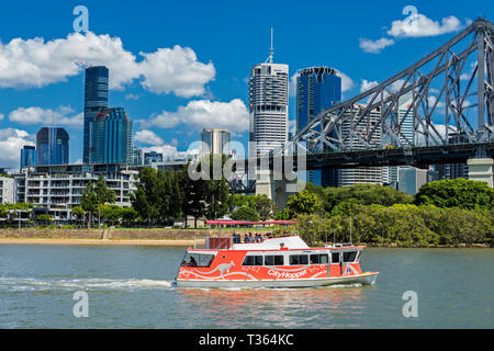 Des scènes de Howard Smith Quais Brisbane Queensland Australie Banque D'Images