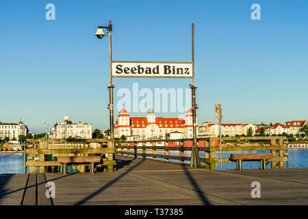 Binz, Ruegen Island en Allemagne Banque D'Images