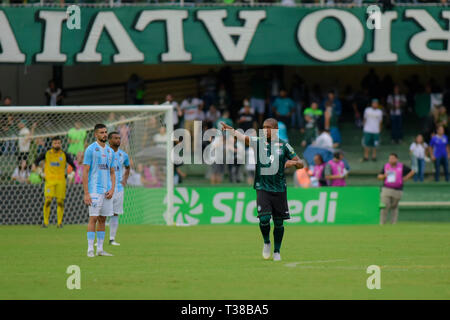 Curitiba, Brésil. 07Th avr, 2019. finale de la Coupe du Kruger Dirceu. Campeonato Paranaense 2019. Antônio majeure Stade Couto Pereira à Curitiba, PR. Credit : Reinaldo Reginato/FotoArena/Alamy Live News Banque D'Images