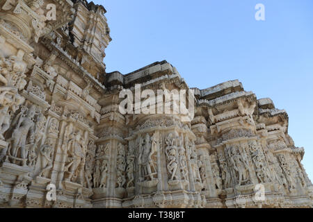 Chaumuha mandir Jain temple - Ranakpur Inde Rajasthan Banque D'Images