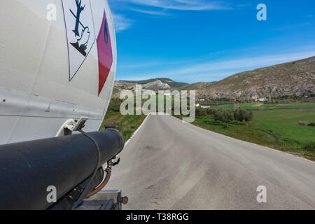 Camion-citerne de carburant Banque D'Images