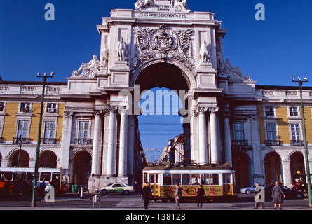 Arco da Rua Augusta,Portugal,Lisbonne Banque D'Images