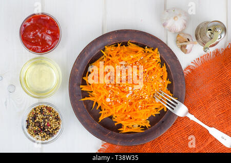 Salade de potiron délicieux régime alimentaire sain. Studio Photo Banque D'Images