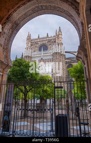 Cathédrale de Séville Banque D'Images