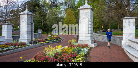 Entrée de l'Université Emory à Atlanta, Géorgie. (USA) Banque D'Images