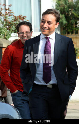 Mark Clarke candidat parlementaire conservateur pour se vanter. Le sud de Londres. 21.04.2010 Banque D'Images