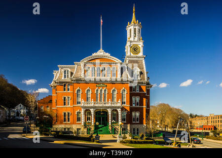 Hôtel de ville de Norwich - Norwich, Connecticut, Etats-Unis Banque D'Images