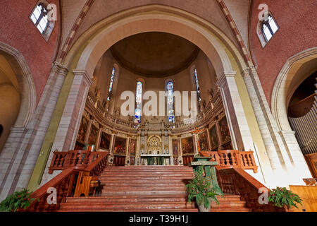 Vicenza, Vénétie, Italie. Vicence (en italien : Cattedrale di Santa Maria Annunziata, Duomo di Vicenza) est une cathédrale catholique romaine à Vicenza, Banque D'Images