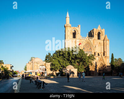 Lala Mustafa Pacha Mosquée, Famagusta Banque D'Images