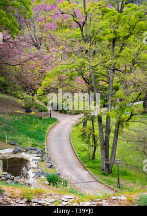 Villa Corsini Park au printemps à Rome, Italie. Banque D'Images