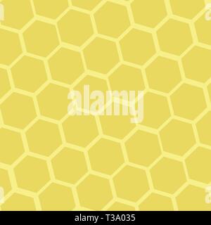 L'engrènement de forme hexagonale en couleur pastel jaune doré pour concept Business template vide copie espace promotion coupons Affiches isolées Illustration de Vecteur