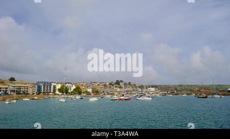 Le port de Penzance, Penzance, Cornwall, Angleterre. Banque D'Images