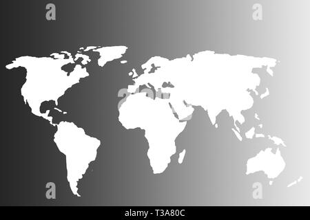 Environ esquissé carte du monde comme des concepts d'affaires global Banque D'Images