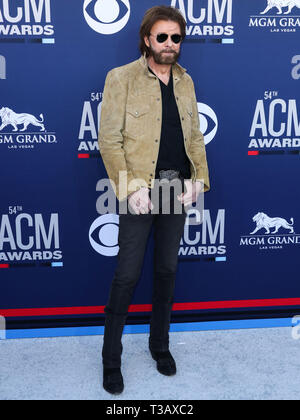 Las Vegas, États-Unis. 07Th avr, 2019. LAS VEGAS, NEVADA, USA - 07 avril : Kix Brooks de Brooks & Dunn arrive à la 54e Academy of Country Music Awards qui a eu lieu au MGM Grand Garden Arena le 7 avril 2019 à Las Vegas, Nevada, United States. (Photo par Xavier Collin/Image Crédit : Agence de Presse) L'agence de presse Image/Alamy Live News Banque D'Images