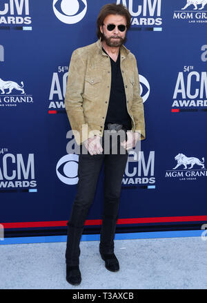 Las Vegas, États-Unis. 07Th avr, 2019. LAS VEGAS, NEVADA, USA - 07 avril : Kix Brooks de Brooks & Dunn arrive à la 54e Academy of Country Music Awards qui a eu lieu au MGM Grand Garden Arena le 7 avril 2019 à Las Vegas, Nevada, United States. (Photo par Xavier Collin/Image Crédit : Agence de Presse) L'agence de presse Image/Alamy Live News Banque D'Images